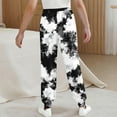 thumbnail image 3 of Kids Girls Boys Tie-dye Printed Sweatpants Quick Dry Athletic Pant Loose Boho Trousers Jogger Pants for 3-15 Years, 3 of 5
