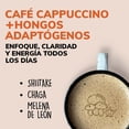 thumbnail image 2 of Cafe Soluble Con Hongos | Hongos Adaptógenos Melena De Leon, Chaga Y Shiitake | Mushroom Coffee Bajo En Calorías - Concentración | Nootrópicos  - Energía Natural (sabor Capuccino), 2 of 7