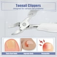 thumbnail image 2 of Cortaúñas Unique Bargains para Uñas Gruesas Encarnadas Color Blanco, 2 of 7