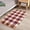 Purple, variant on Fennco Styles Multicolor Woven Plaid Hand Knotted Tassel Boho Small Area Rug - Cotton Blend Carpet Indoor Outdoor Floor Mat for Living Room, Entryway, Bedroom and Floor Décor