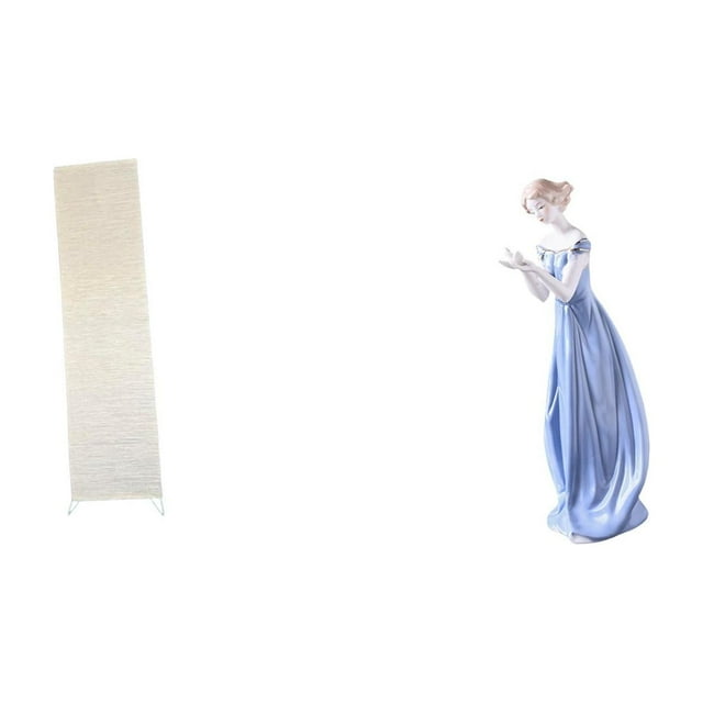 Pantalla De Lámpara Para Sala De Estar Con Figura De Niña De Cerámica, Estatua De Dama De Porcelana, Adorno Moderno Para Estante, Porche, Armario, Escritorio, Decoración