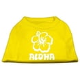 thumbnail image 1 of Aloha Flower Screen Print Shirt Yellow Xxl (18), 1 of 1