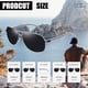 thumbnail image 5 of Gafas de sol Joopin rectangulares negras polarizadas UV400 para hombre, 5 of 6