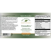 NativeRemedies TinnaRex - All Natural Herbal Supplement Promotes Clear and Undisturbed Hearing - Supports Ear Structures, Sound Conduction and Conveyance - 59 mL