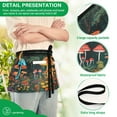 thumbnail image 4 of Yayeee Waist Apron with Pockets for Cooking Waterproof Half Server Aprons, Forest Mushroom, 4 of 7