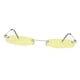 thumbnail image 5 of Lentes pequeños Gafas de sol 400 Diseñador Gafas de plástico para conducción unisex al aire libre Amarillo claro Hugo Gafas de sol de mujer de moda, 5 of 8
