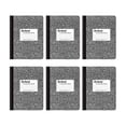 thumbnail image 1 of Oxford - Cuadernos De Composición, Papel Rayado Ancho, 9-3/4 X 7-1/2 Pulgadas, 100 Hojas, Negro, Paquete De 6 (63764) Oxford NA, 1 of 4