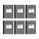 thumbnail image 1 of Oxford - Cuadernos De Composición, Papel Rayado Ancho, 9-3/4 X 7-1/2 Pulgadas, 100 Hojas, Negro, Paquete De 6 (63764) Oxford NA, 1 of 4