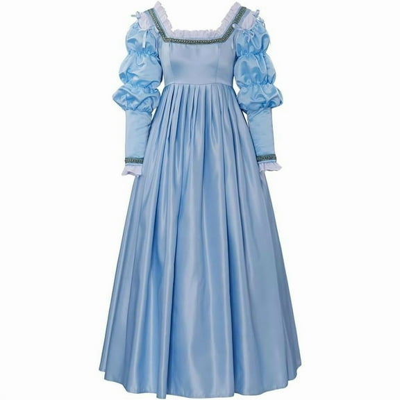 Women's Tudor Renaissance Gown Historical Style Medieval Dress for Royal-Themed Occasions