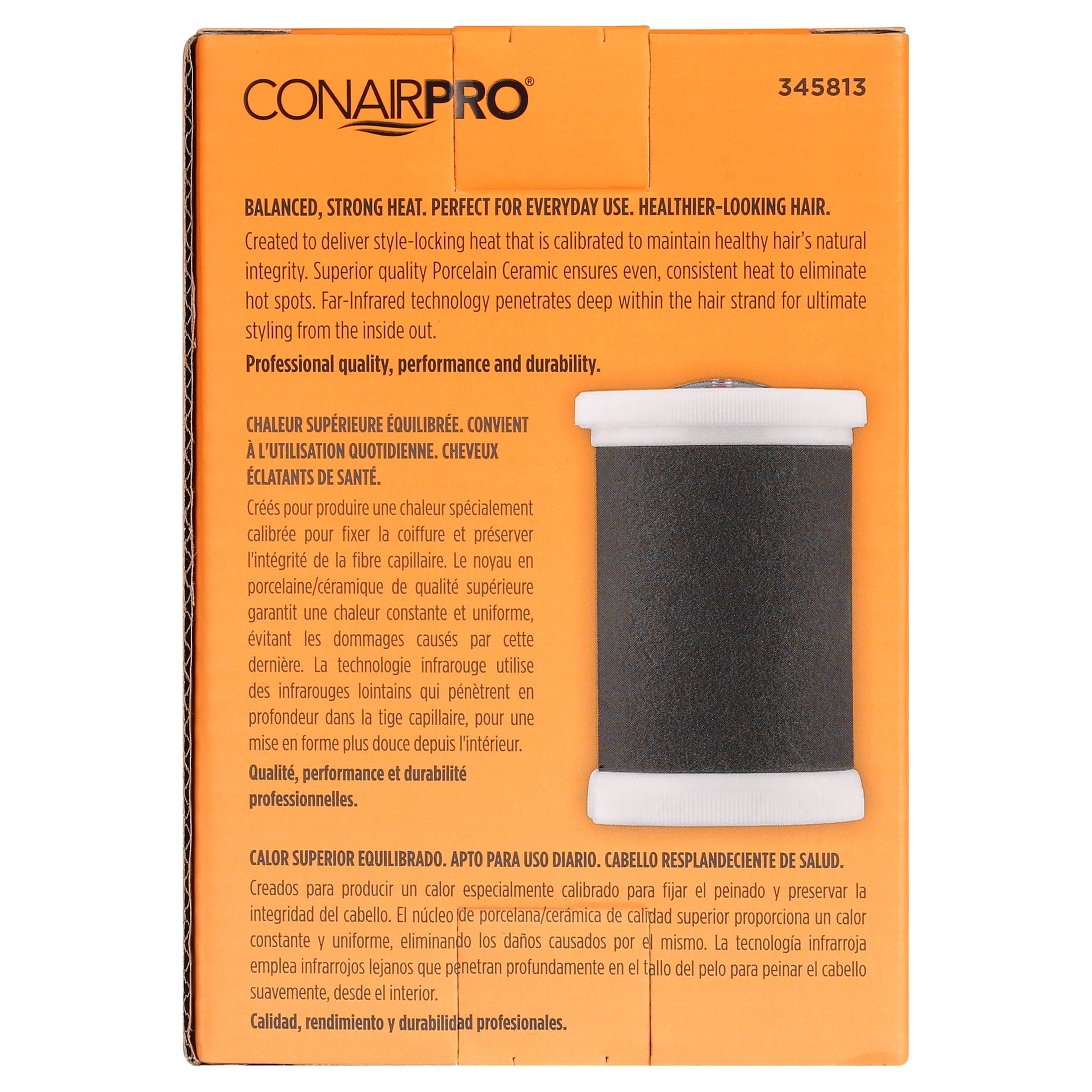 ConairPRO Ceramic Tools Porcelain Jumbo Rollers, 6 count