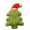 Christmas tree, variant on Christmas Series Pillow Cute Soft Winter Thick Plush Sofa Mat - Christmas Doll Cartoon Pillow Winter Home Living Room Bed Sofa Mat Decor