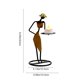 thumbnail image 3 of Waiter Candle Holders Ornament Iron Candle Stand Stylish Table Centerpiece For Home Bedroom Wedding Dining Room And Party Decor Equipped With Electronic Candles, 3 of 6