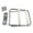 Silver, variant on koolsoo Electric Bike Rear Luggage Rack Easy Installation Plate Base Extension Shelf