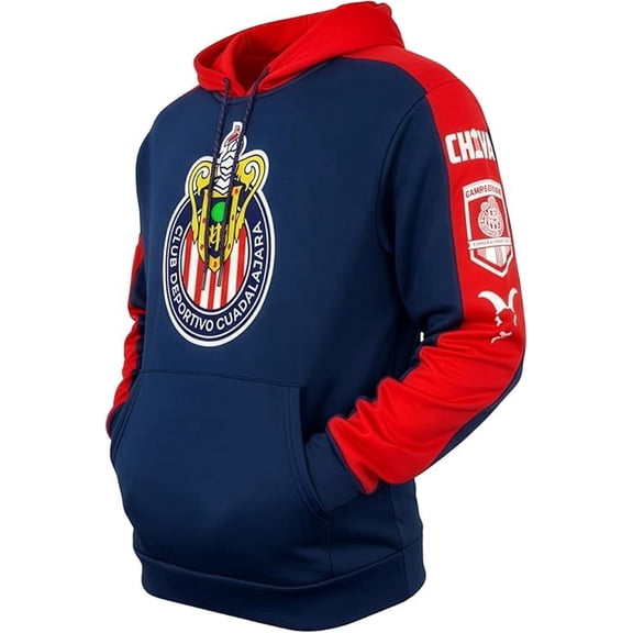Icon Sports Men's Chivas de Guadalajara Polyester Pullover Hoodie, S-XL