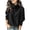 Black, variant on Turtleneck Pullover for Women Fleece Lined Long Sleeve Raglan Sleeve Sweater Casual Fall Winter Top