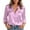 Purple Pink04, variant on Dwralegc Women's Satin Silk Long Sleeve Button Down Shirt Casual Tunic Shirt Work Dressy Fashion Tops Silk Elegant Shirts Blouse Wine M