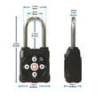thumbnail image 4 of eGeeTouch Smart Mini PadLock (Black), 4 of 8
