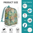 thumbnail image 5 of Vintage Artistic Canvas Backpack – Tribal Nordic Inspired Bookbag with Ink Style for Students, Commuters, and Travelers, 5 of 5