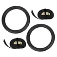 thumbnail image 5 of 1Pair Exercise Gymnastic Hanging Rings Strength Training Indoor Fitness Supply Black,, 5 of 5