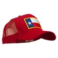 thumbnail image 5 of Texas State Flag Patched Mesh Cap - Red OSFM, 5 of 5
