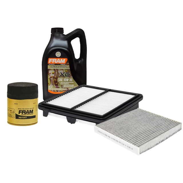 Kit De Aceite Sintético 10W30 Compatible con Kit De Afinación Sin Bujías Acura Ilx L4 1.5L del 2013 al 2015