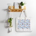 thumbnail image 5 of Yiaed Seal Fox Seagull Whales Print Fluffy Shoulder Bag Plush Bags Women Ladies Tote Bag Fluffy White Furry Purse Handbag for Autumn and Winter, 5 of 7
