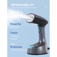 thumbnail image 2 of Steamer for Clothes, 1200W Foldable Clothes Steamer, Handheld Garment Steamer, Fast Heat-up, Auto-Off, Steam Iron for Fabric Wrinkle Remover with Brush (2241 Dark Gray), 2 of 2