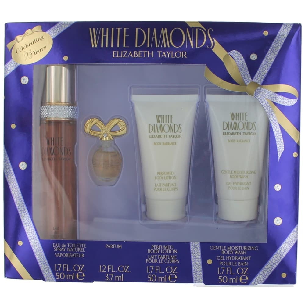 White Diamonds Perfume 4 Piece Gift Set women (With 1.7oz) Walmart