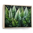 thumbnail image 2 of Designart "Ferns Plant Fronds II" Floral Floater Framed Canvas Wall Art, 2 of 7