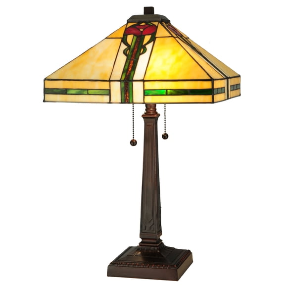 Meyda 138117 23 in Parker Poppy Table Lamp