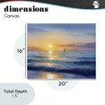 thumbnail image 4 of Stupell Industries Tropical Sails To The Sun Canvas Art, 20 x 16, by Franklyn Gregory, 4 of 8