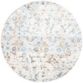 thumbnail image 3 of SAFAVIEH Expression Charlene Abstract Area Rug, Ivory/Blue, 6' x 6' Round, 3 of 5