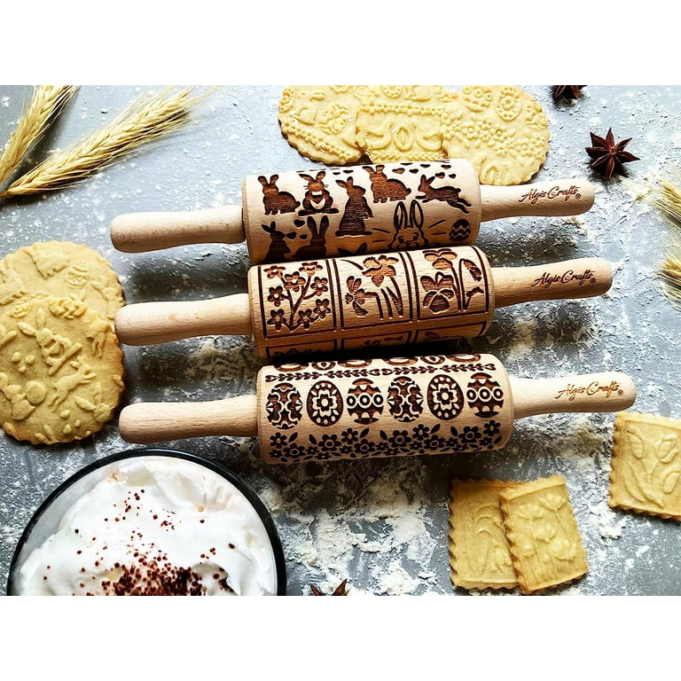 Easter 3D Embossed Rolling Pin