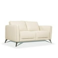 thumbnail image 2 of ACME Malaga Leather Loveseat in Cream, 2 of 2