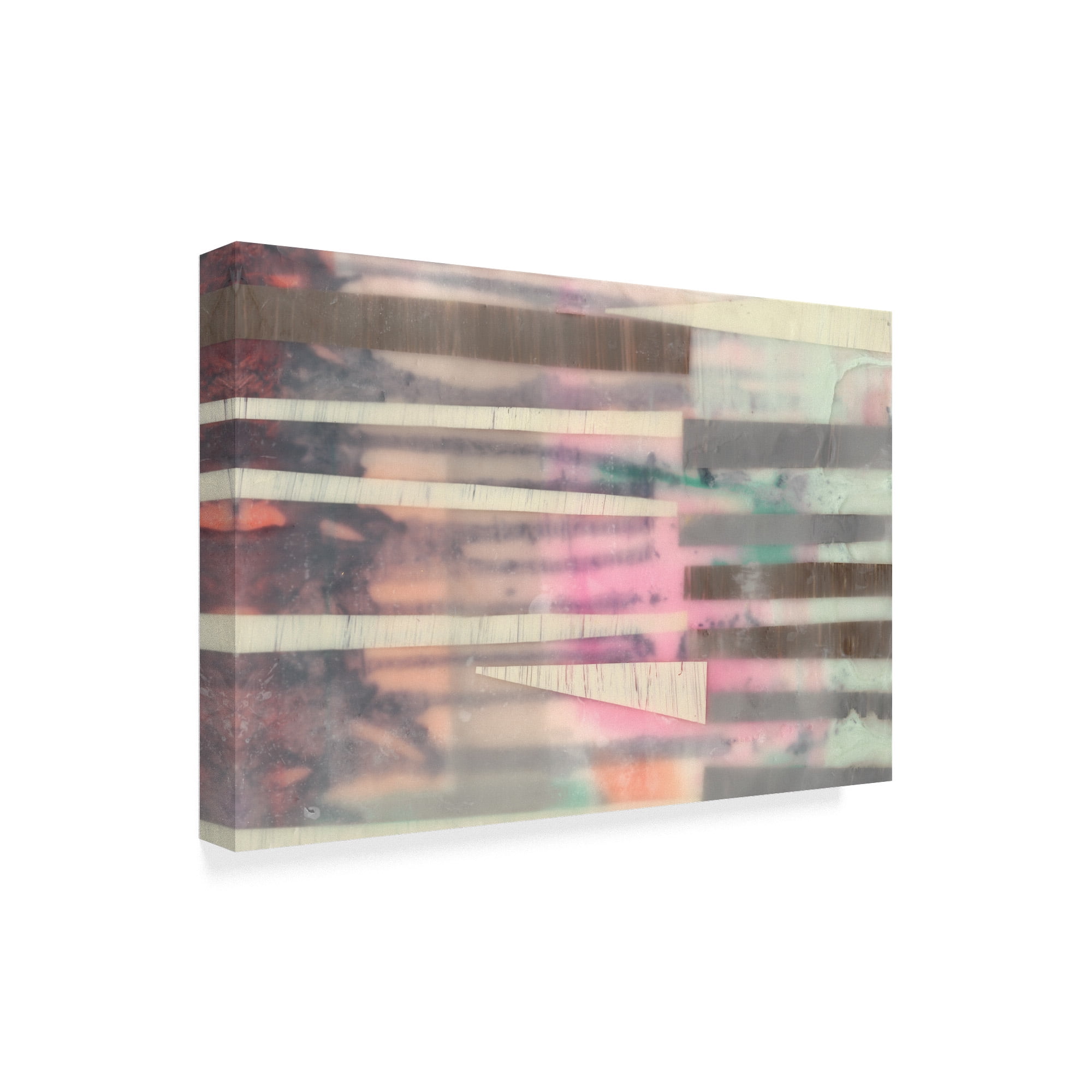 Trademark Fine Art 'Lines And Layers II' Canvas Art by Jennifer Goldberger