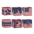 thumbnail image 2 of BKER Boîtes Patriotiques Jour de l'Indépendance Boîtes Patriotiques Rayures et Bonbons 6 Pcs Boîtes de Fête Portables Boîtes de Rangement Colorées Réunion de Famille, 2 of 5