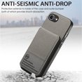 thumbnail image 6 of Dteck for iPhone 16e Case Wallet with Card Holder, RFID Blocking Credit Slots Kickstand Shockproof Phone Cover for Women Men,Gray, 6 of 9