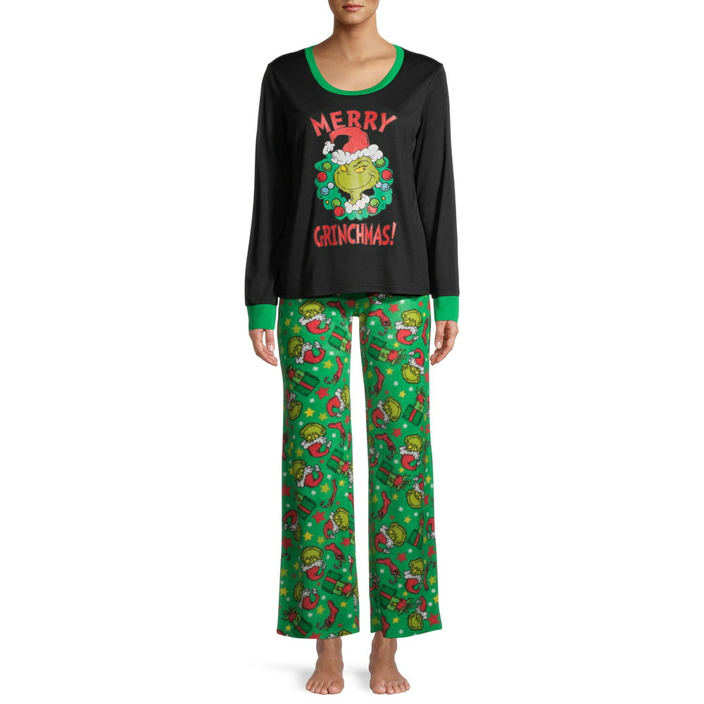 Dr. Seuss - Matching Family Christmas Pajamas Women's and Women's Plus ...