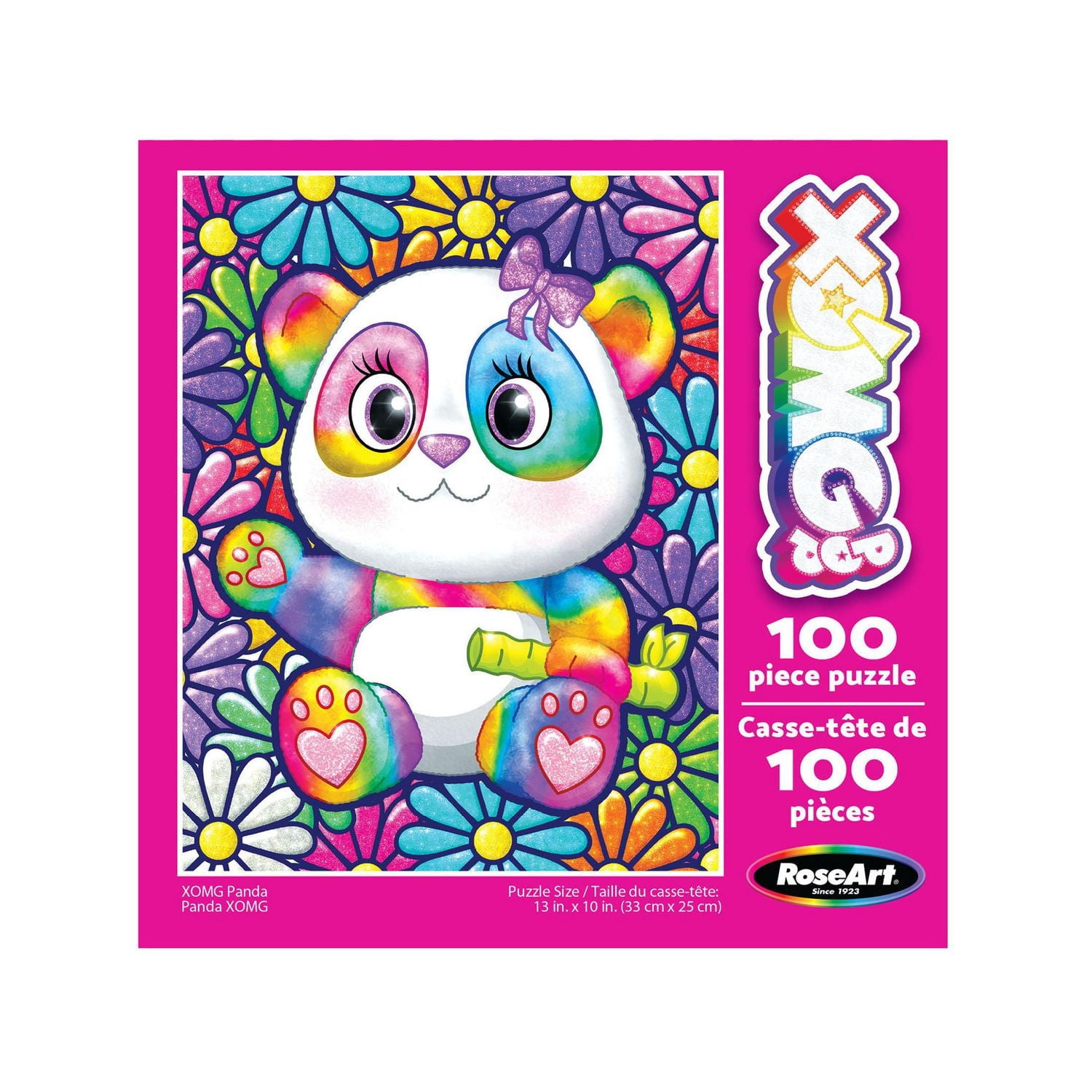 RoseArt - Pop Culture 100-Piece - XOMG Panda - Kids Interlocking Puzzle