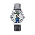 thumbnail image 2 of Mario Game Luigi Character Leather Band Wrist Watch, 2 of 2