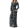 thumbnail image 3 of Cuteduck Women's Maxi Dresses Long Sleeve Long Casual Dresses Loose Plain with Pockets S-XXL, 3 of 4
