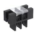 thumbnail image 3 of Dual Rows 2 Positions 600V 75A Cable Block Terminal Strip 1Pcs Black, 3 of 5