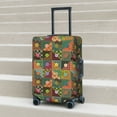 thumbnail image 6 of Balery Luggage Cover different patchwork Print Suitcase Covers for Luggage Elastic Washable Suitcase Protector Fits 18-32 Inch Luggage-Medium, 6 of 7