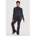 thumbnail image 2 of Women's Plus Size Acid Wash Zip Front Track Jacket, 2 of 4