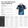 thumbnail image 6 of Lsque Celestial Ram Night Sky pattern Hawaiian Shirt for Men, Unisex Summer Beach Casual Short Sleeve Button Down Shirts-XX-Large, 6 of 9