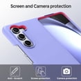 thumbnail image 2 of for Samsung Galaxy Z Fold 5 Case Liquid Silicone Case Dual Layer Hybrid Hard PC Soft Silicone Gel Rubber Bumper Slim Fit Shockproof Protective Phone Case for Samsung Galaxy Z Fold 5 5G, Purple, 2 of 11