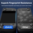 thumbnail image 6 of JSAUX 2-Pack Ultra HD Screen Protector for Steam Deck OLED/LCD | with Guide Frame, Easy to Install, 99.99% Clarity, Full-Screen Coverage, 9H Glass, Anti-Fingerprint, Scratch Resistant, 6 of 7