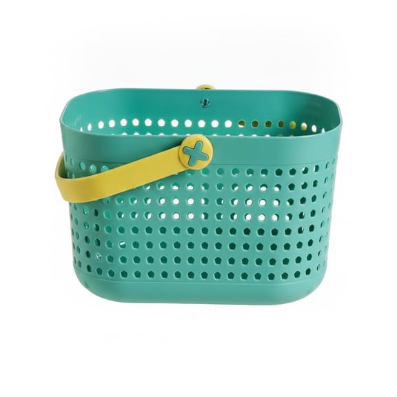 Portable PP Plastic Bathroom Shower Storage Basket with Ventilated Design