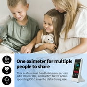 HealthTree Handheld Pulse Oximeter, Fingertip Pulse Oximeter for Adult Blood Oxygen Saturation Monitor with SpO2 & Pulse Rate