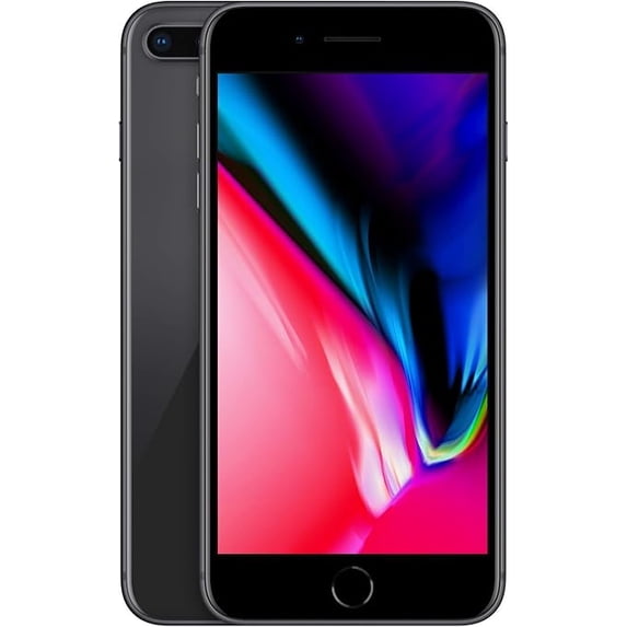 Restored Apple iPhone 8 Plus - Fully Unlocked - 64 GB Space Gray (Refurbished)
